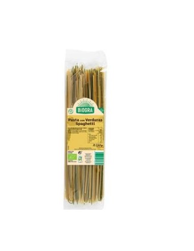 ESPAGUETI con verduras 250gr. BIO VEGAN BIOGRA