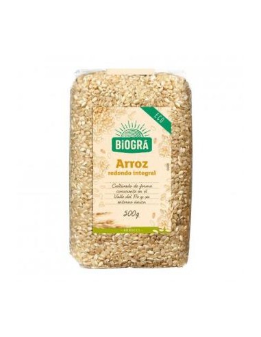 ARROZ REDONDO integral 500gr. BIOGRA