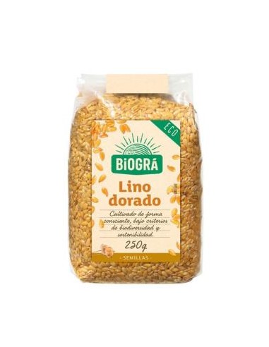 SEMILLAS DE LINO DORADO 250gr. BIO BIOGRA