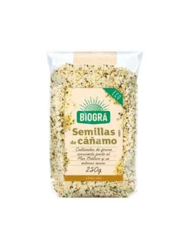 SEMILLAS DE CAÑAMO peladas 250gr. BIO BIOGRA