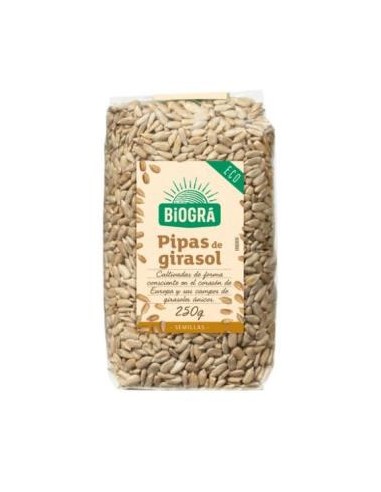 PIPAS DE GIRASOL peladas 500gr. BIO BIOGRA