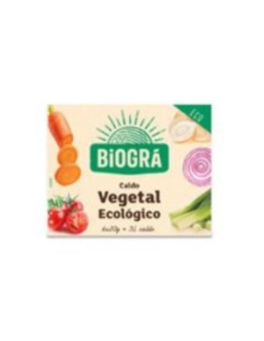 CALDO VEGETAL cubitos 6X10gr. BIO VEGAN BIOGRA