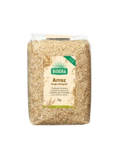 ARROZ LARGO integral 1kg. BIO BIOGRA