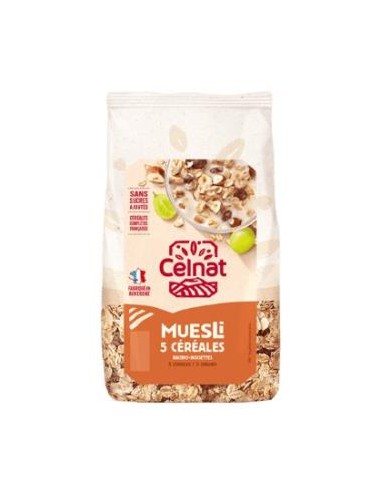 MUESLI 5 CEREALES 500gr. BIO CELNAT