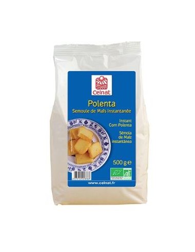 POLENTA semola de maiz instantanea 500gr. BIO CELNAT