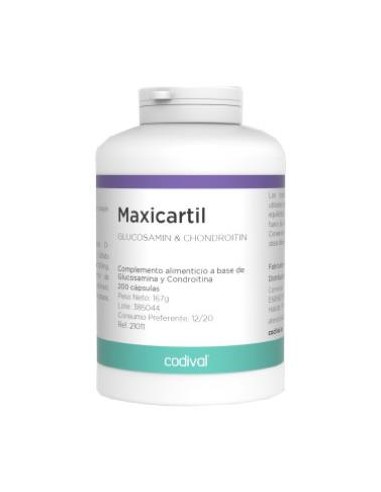 MAXICARTIL 200cap. CODIVAL