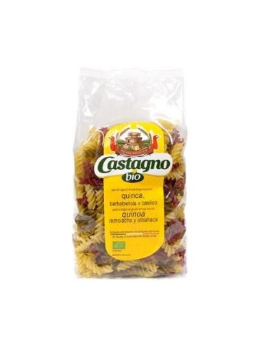 ESPIRALES DE TRIGO con quinoa remolacha 500gr. ECO CASTAGNO