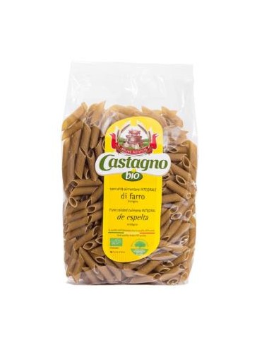 MACARRONES DE ESPELTA integrales dicoccum 500g ECO CASTAGNO