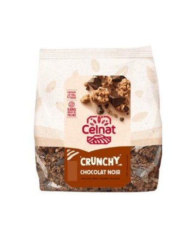 MUESLI CRUNCHY CHOCOLATE NEGRO 500gr. BIO CELNAT