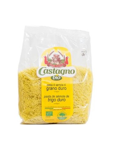 FIDEOS FINOS DE TRIGO duro 500gr. ECO CASTAGNO