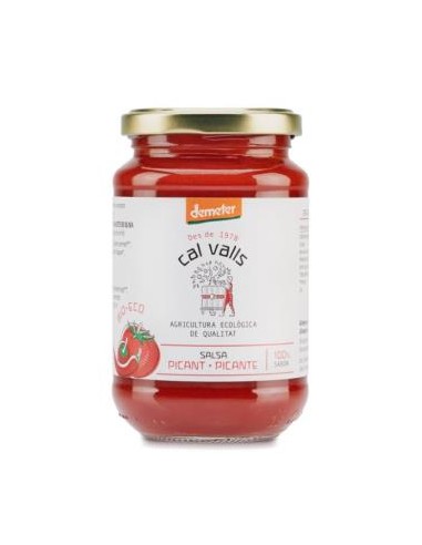 SALSA DE TOMATE picante 350gr. DEMETER CAL VALLS