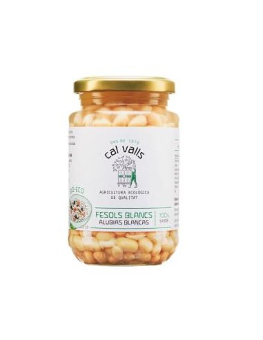 ALUBIAS BLANCAS cocidas 350gr. ECO CAL VALLS