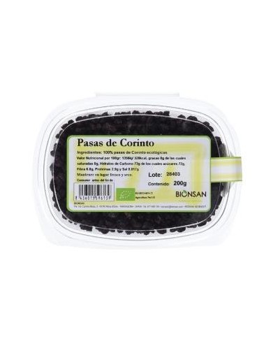 PASAS DE CORINTO 200gr. ECO BIONSAN