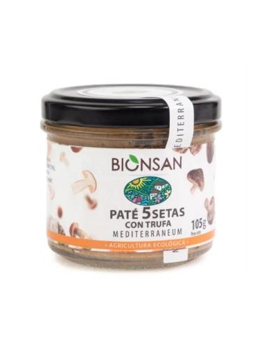 PATE 5 SETAS con trufa 105gr. ECO VEGAN BIONSAN