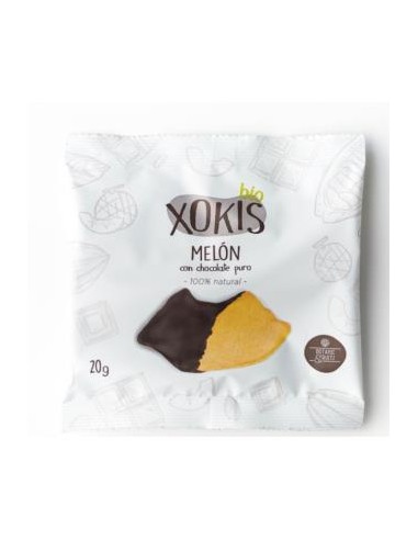 XOKIS MELON deshidratado chocolate puro 15ud BIO BOTANIC&FRUITS