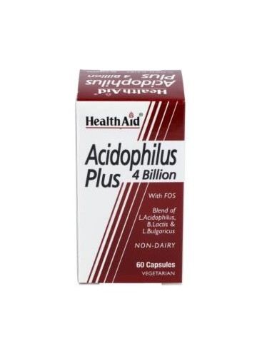 ACIDOPHILUS PLUS 4 BILLION 60cap. HEALTH AID