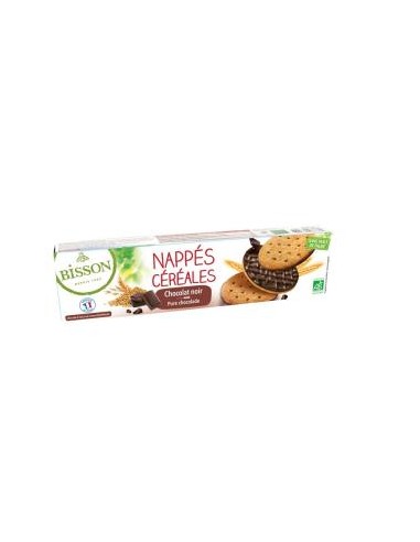 GALLETAS NAPPES CHOCOLATE NEGRO 120gr. BIO BISSON