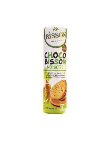 GALLETAS DE CHOCO BISSON AVELLANAS 300gr. BIO