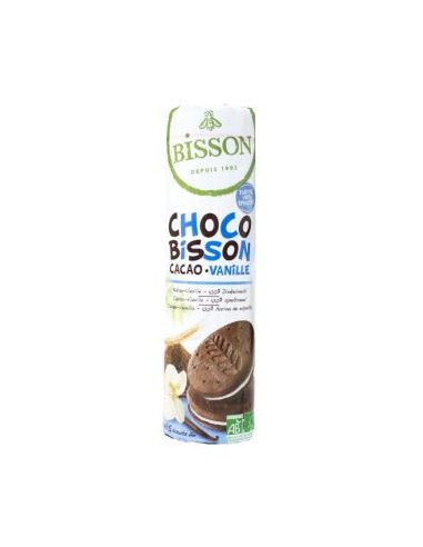 GALLETAS DE CHOCO BISSON CACAO VAINILLA 300gr. BIO