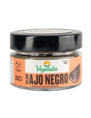 AJO NEGRO pelado 50gr. BIO VEGETALIA