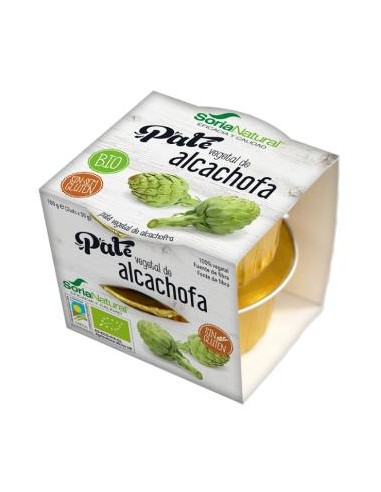 PATE VEGETAL DE ALCACHOFA 2udsx50gr. BIO SG SORIA NATURAL