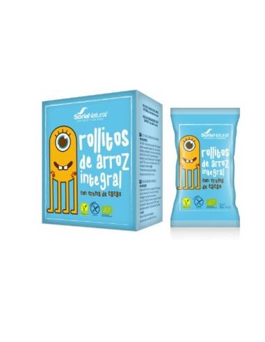 ROLLITOS ARROZ integral con crema de cacao 4x3uds. SORIA NATURAL