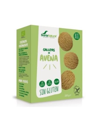 GALLETAS DE AVENA 200gr. BIO SG VEGAN SORIA NATURAL