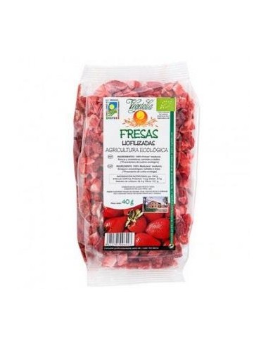 FRESAS liofilizadas 40gr. VEGETALIA