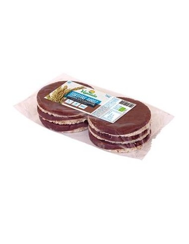 TORTITAS DE ARROZ chocolate con leche 100g BIO VEGETALIA