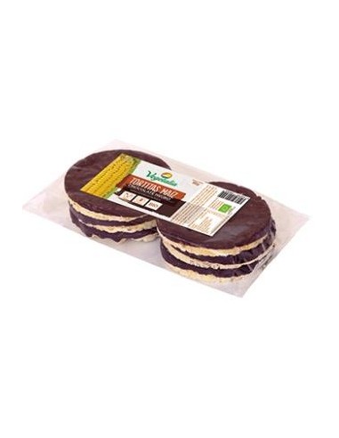 TORTITAS DE MAIZ con chocolate negro 95gr. BIO VEGETALIA