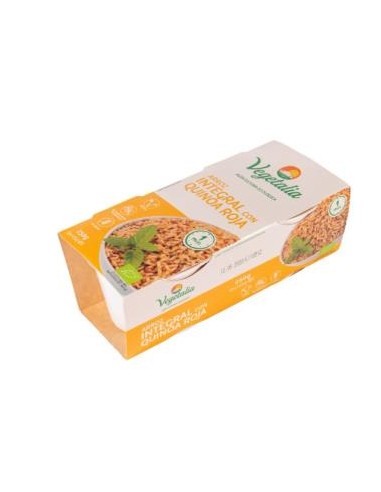 VASITO ARROZ integral y QUINOA ROJA 2udx125g BIO VEGETALIA