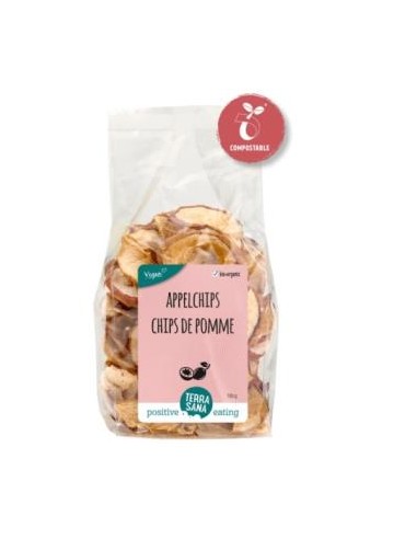 MANZANA chips 100gr. VEGAN TERRASANA