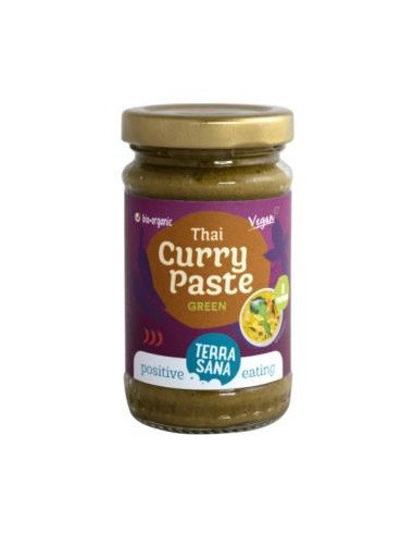 PASTA DE CURRY VERDE TAILANDESA 120gr. BIO VEGAN TERRASANA