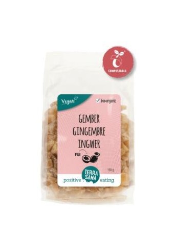 JENGIBRE confitado 150gr. VEGAN TERRASANA