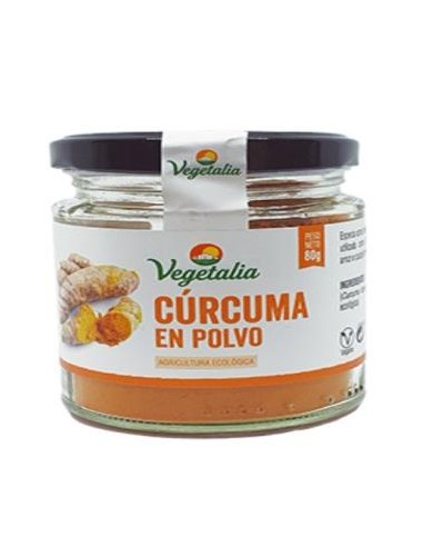 CURCUMA polvo 80gr.BIO VEGETALIA