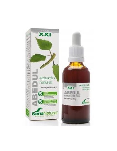 EXT. ABEDUL XXI 50ml. s/al SORIA NATURAL