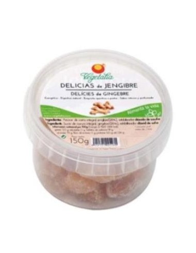 DELICIAS DE JENGIBRE caramelos de goma 150gr. VEGETALIA