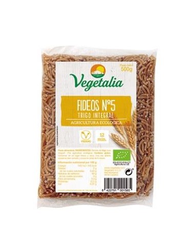 FIDEOS N º5 integrales 500gr. BIO VEGETALIA