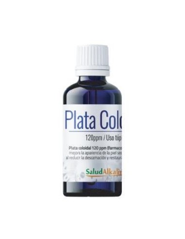 PLATA COLOIDAL 120ppm 50ml. SALUDALKALINA