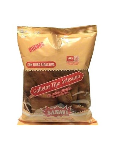 GALLETAS ARTESANO 300gr. S/A S/SAL SANAVI