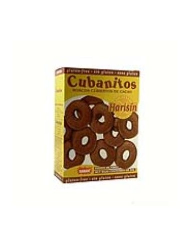 ROSCOS CUBANITOS cubiertos de cacao 150gr. S/G HARISIN