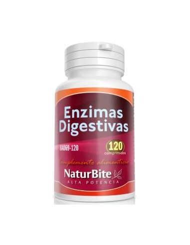 ENZIMAS DIGESTIVAS 120comp. NATURBITE