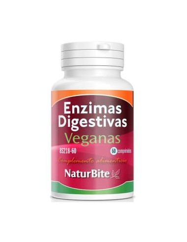 ENZIMAS DIGESTIVAS VEGANAS 60comp. NATURBITE