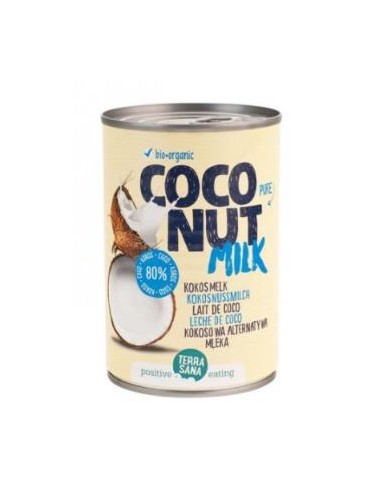 LECHE DE COCO lata 400ml. TERRASANA