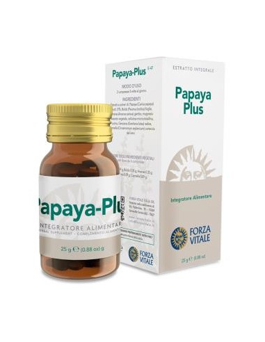 PAPAYA PLUS 25gr.comprimidos FORZA VITALE