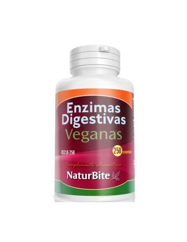 ENZIMAS DIGESTIVAS VEGANAS 250comp. NATURBITE