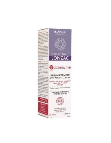 SUBLIMACTIVE serum hialuronico antiedad 30ml. BIO JONZAC ECO-BIO