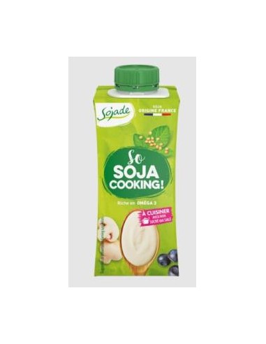 CREMA DE SOJA para cocinar 200ml. BIO VEGAN SOJADE