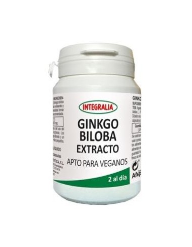 GINKGO BILOBA extracto 60vcaps. INTEGRALIA