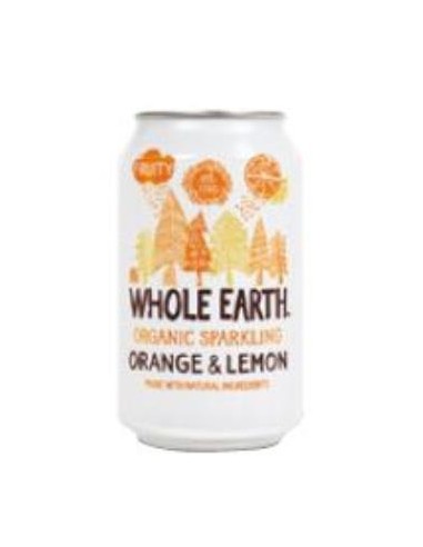 REFRESCO DE NARANJA Y LIMON 330ml. BIO WHOLE EARTH